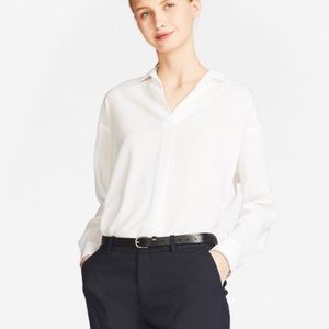 Uniqlo Women’s Rayon Long Sleeve Blouse